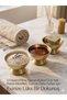 Premium Gold Plated Presentation Bowl - Luxury Snack Bowl, Turkish Delight Bowl, and Ice Cream Bowl - Stylish Design 1 Piece - 4