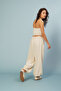 Linen Mixed Balloon Pants - 4