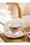 Mixed Set of Printed Porcelain Coffee Cups 100 ml - 2