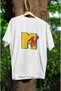 Mtv Printed Crewneck Pa Cotton Ov Oversized Alip Short Sleeve Unisex Tshirt