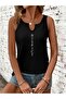 Women's Respect Printed Half V-Neck Sleeveless Regular Fit Casual T-Shirt