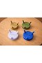 Bubble Night Light Mocha Coffee Color Modern Decorative Lampshade Tripod Stand Table Lamp Korixalumina - 7