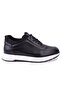 Dma08-1063 Black Orthopedic Casual Men's Leather Shoes - 2