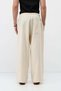 Super Baggy Fit Linen Trousers Natural - 3