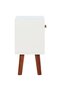 Bedside table, 40x30x57 cm, solid acacia wood, - 6