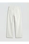 White Straight Fit Women's Jean Pants - 6