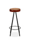 Bar stools, 2 pcs., Genuine Leather - 3