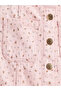 Pink floral print girl's skort - 3