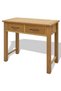 Dressing table with stool, solid oak wood - 2