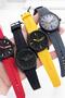 Silicone Cord 50 Mt Water-Resistant Sport Case 2 Years Warranty Men's Wristwatch Rv.Bk.G3S - 5