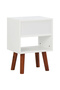 Bedside table, 40x30x57 cm, solid acacia wood, - 4