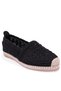 Dza07-115526703 Black Knitwear Daily Espadrilles Women's Shoes