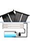 Solar panel for swimming pool x 2 pcs - 5