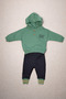 Baby Boy Hooded Top and Ankle-Length Bottom Striped - 4