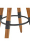 Bar stools, 2 pcs., solid fir wood - 5
