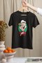 Temel Rei̇s Cartoon Character Printed Circular Neck Cotton Cotton Rsi Oversized Short Sleeved Unisex Tshirt