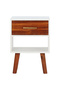 Bedside table, 40x30x57 cm, solid acacia wood, - 2