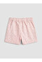 Pink floral print girl's skort - 2