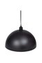 Chandelier 2 pcs, height adjustable, hemispherical, black - 6