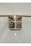 Anka Square Badge Room Door Handle Double Color Nickel/Satin