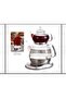 Electric Turkish Tea Maker Glass Double Teapot Samovar Kettle with Display Temperature Control Base - 4