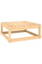 Garden stools with cushions, 2 pcs., solid pine wood - 4