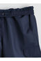 Navy Blue Knee Length Men's Swim Shorts - 5