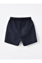 White Crew Neck Printed Boys' Swimming Suit - 5