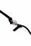 Nomad Real Leather Suede Thread Metal End Necklace - 3