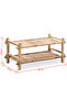 2-tier Bamboo shoe rack - 5