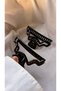 2-Pack Transparent Geometric Large Size Hair Clips - Modern Design Strong Hold Hair Accessory - 3
