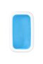 Inflatable pool, blue/white, 262x175x51 cm rectangular - 3