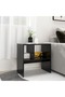Side table, black, 50x30x50 cm, chipboard - 4