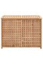 Laundry basket, 87.5x46x67 cm, solid walnut wood - 3