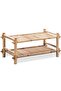 2-tier Bamboo shoe rack