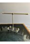 Matte Gold T-Shaped Towel Holder Stand - 3