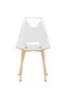 Kitchen chairs, 4 pcs., Sheer, PET - 4