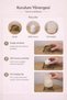 Bubble Night Light Mocha Coffee Color Modern Decorative Lampshade Tripod Stand Table Lamp Korixalumina - 4