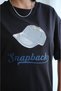 Women's Printed Oversized T-Shirt Snapback Patterned Comfortable Casual T-Shirt - 2