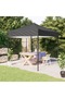 Foldable party tent, anthracite, 2x2 m