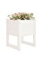 Planter, white, 40x40x52.5 cm, solid pine wood - 3