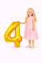 Foil Number Balloon 4 Number 76 cm 34 Inch