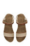 409064.Z6Fx Tan Women Wedge Heel Sandals - 4
