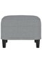 Stool, light gray, 60x50x41 cm, textile - 4