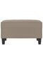 Stool, taupe grey, 70x55x41 cm, microfiber - 3