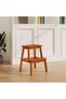 2-step stool, 40x38x50 cm, solid acacia wood