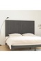Wall-mounted headboard, gray, 185x3x110 cm, solid pine wood