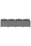 Raised bed, 160x40x38 cm, polypropylene - 3