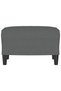 Stool, dark gray, 60x50x41 cm, textile - 3