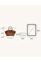 Hana Mini Faux Suede Tote Brown - 7